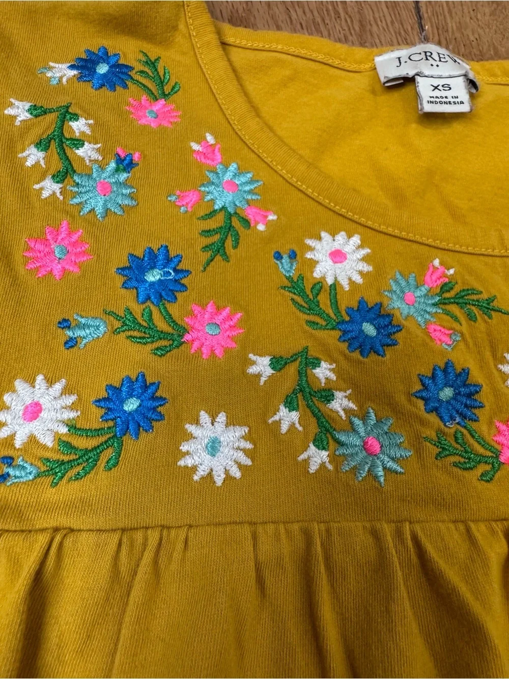 J. Crew crew mustard